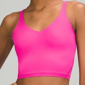 Lululemon Align Cropped Tank in Sonic Pink Size 20